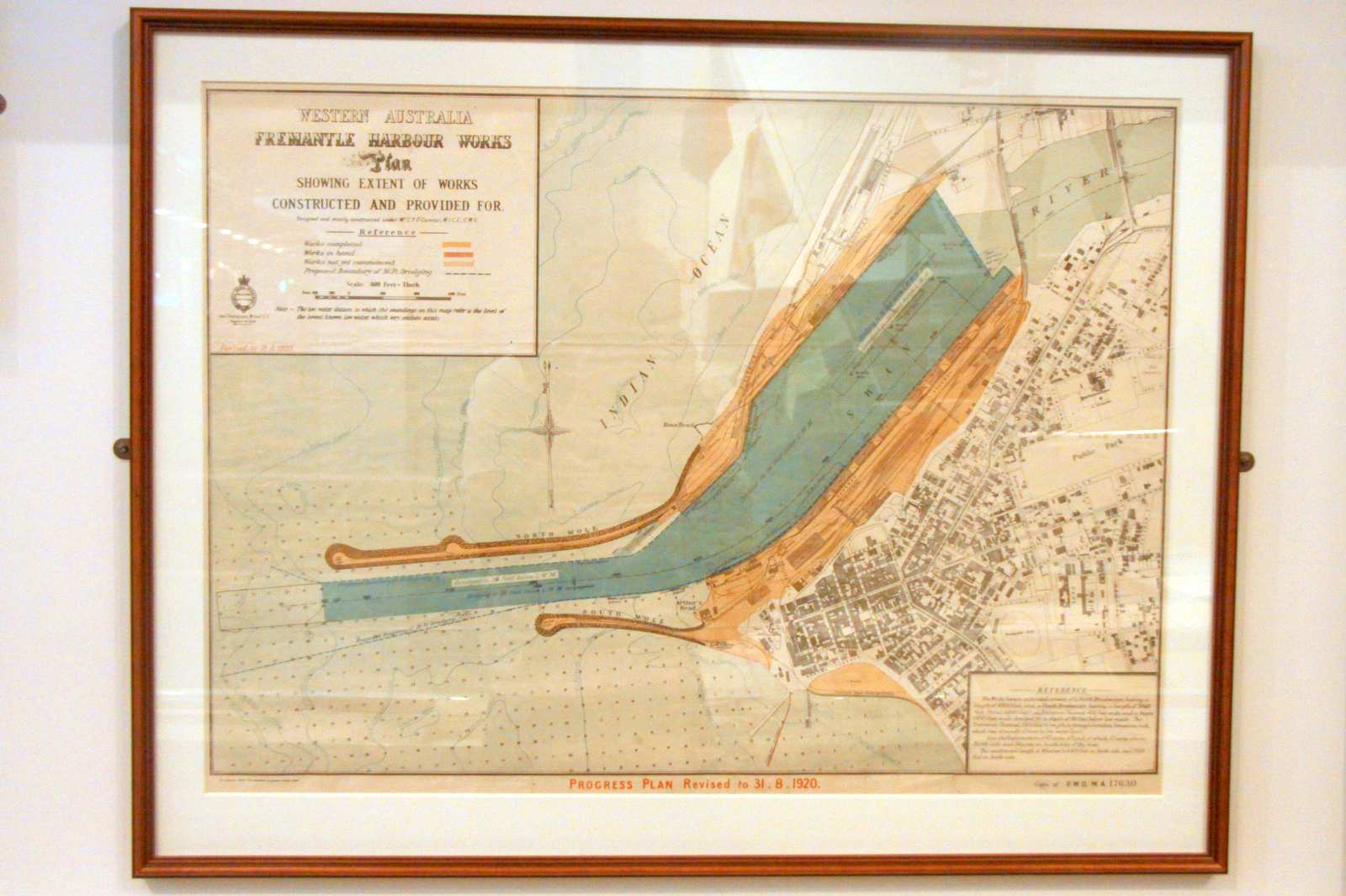 Mapa portu we Fremantle