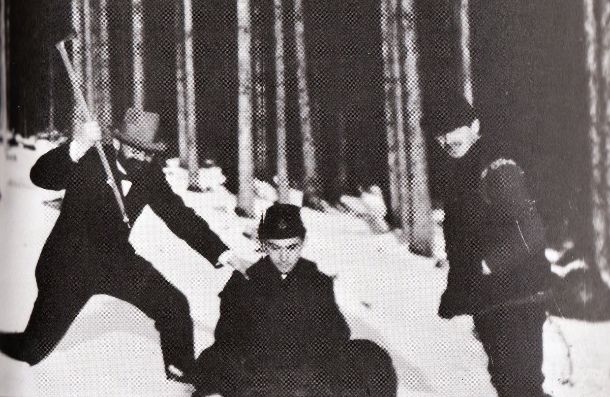 Stanisław Ignacy Witkiewicz wraz ze stryjem Ignacym Witkiewiczem oraz Bronisławem Malinowskim