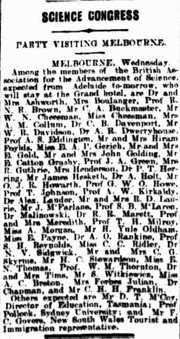 13 sierpnia 1914, The Ballarat Courier, Melbourne