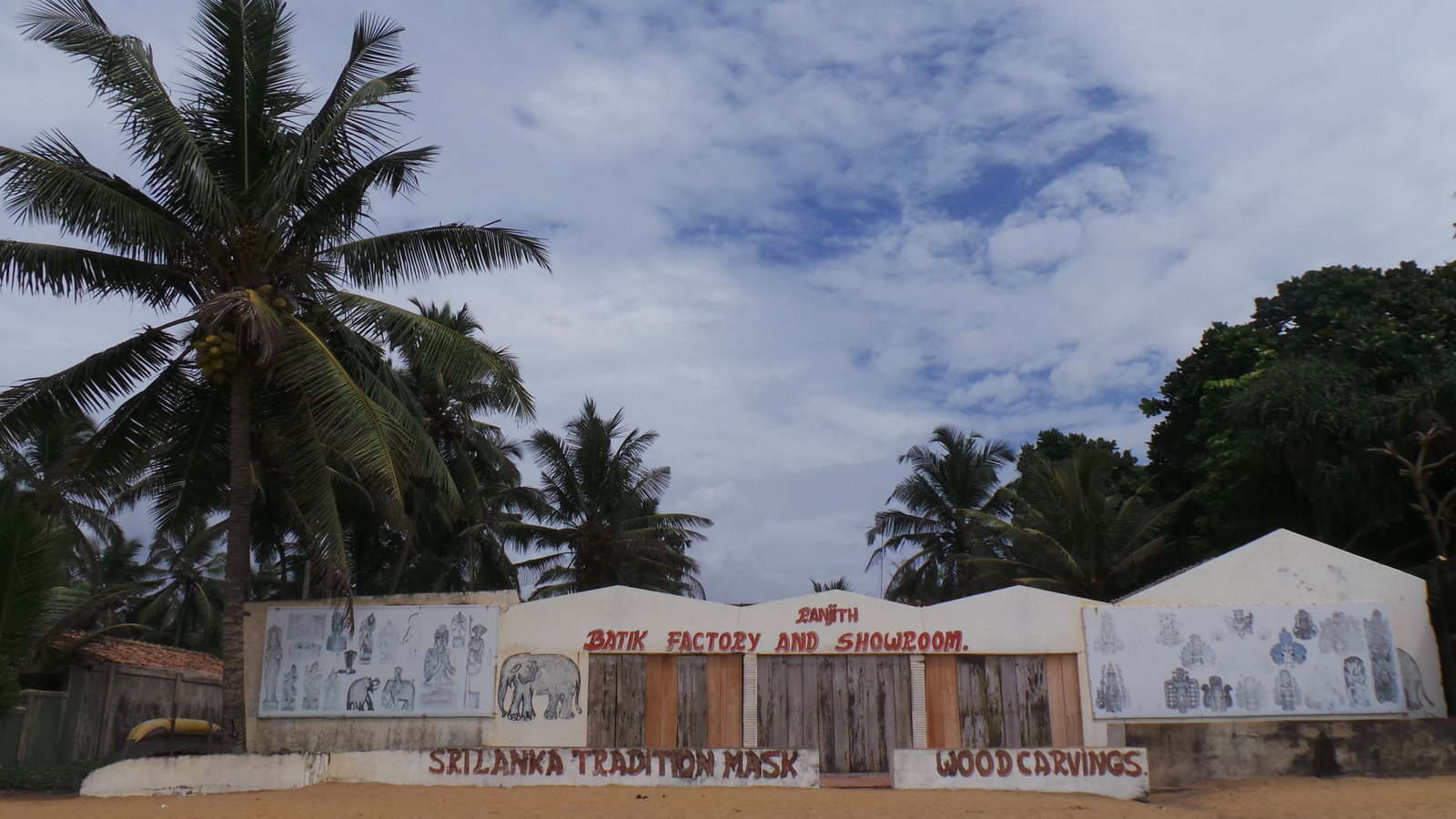 Cisza i spokój plaża na Sri Lance
