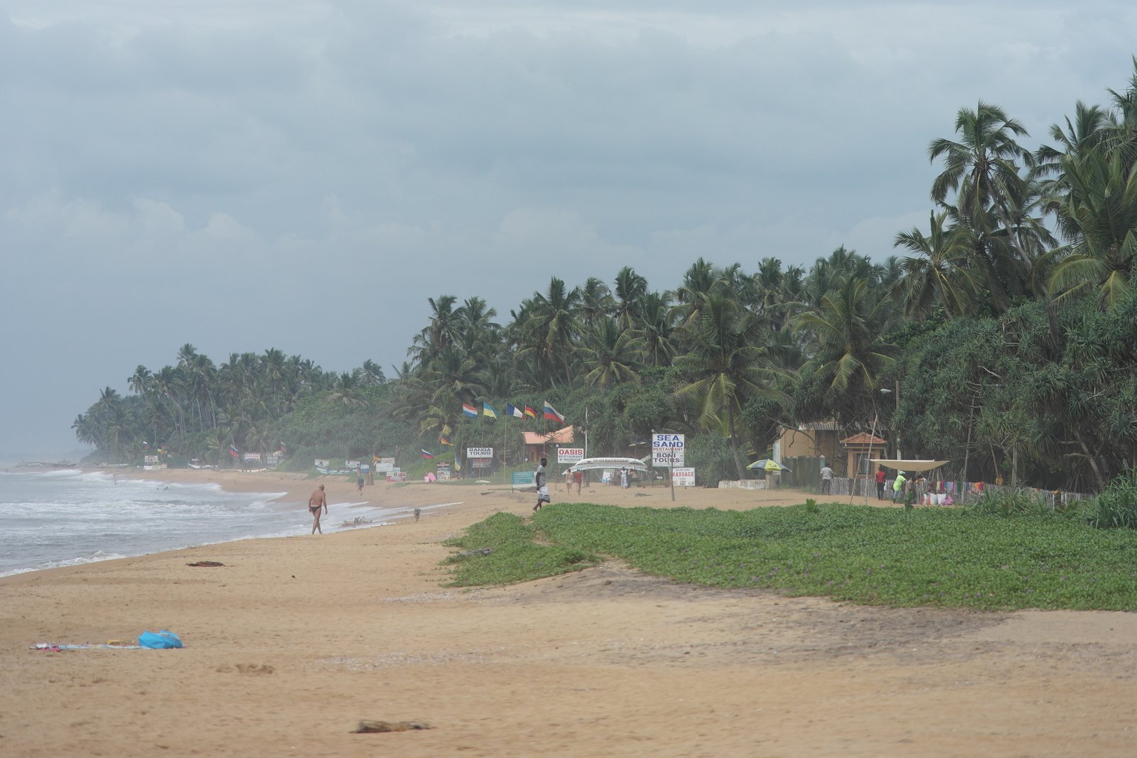 Cisza i spokój plaża na Sri Lance